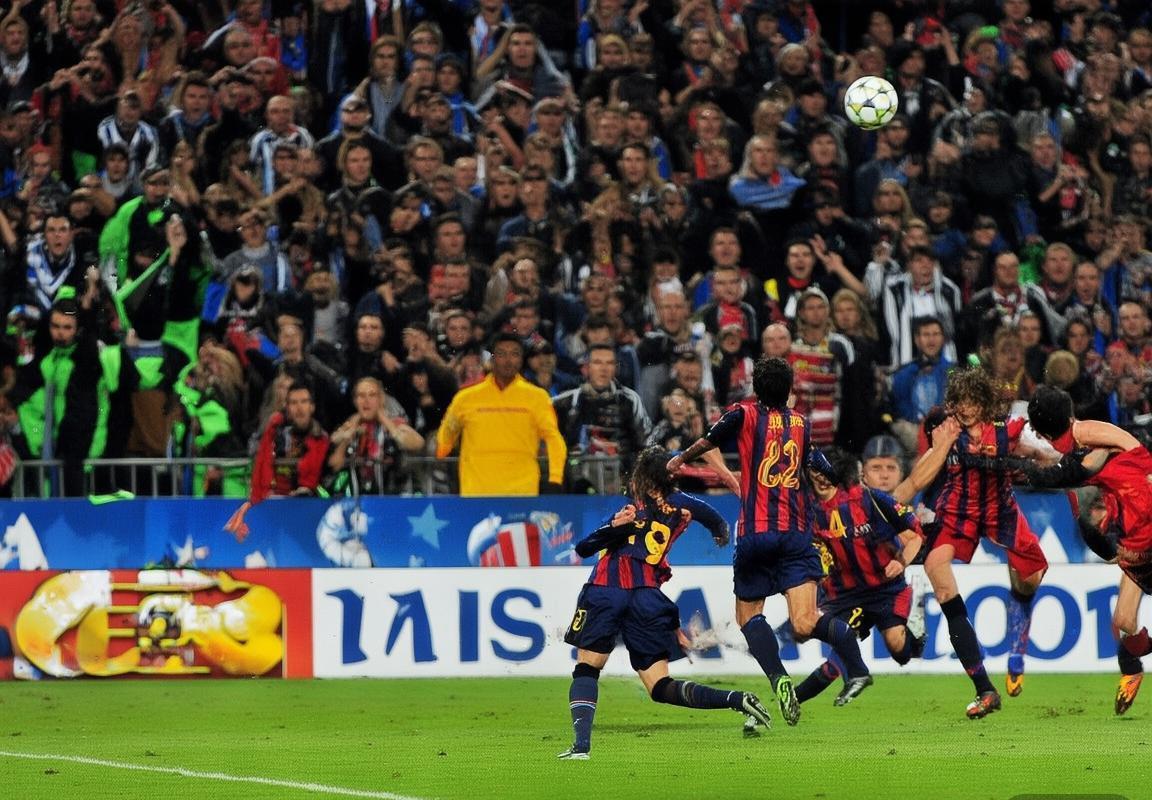 2010年欧冠经典对决：巴塞罗那VS国际米兰战术与传奇之夜(图1)